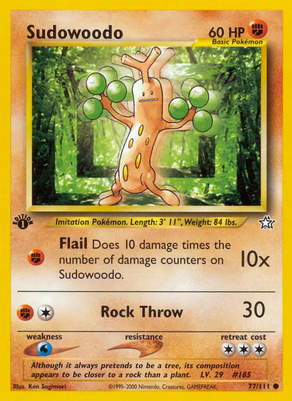 77/111 Sudowoodo N1 Common