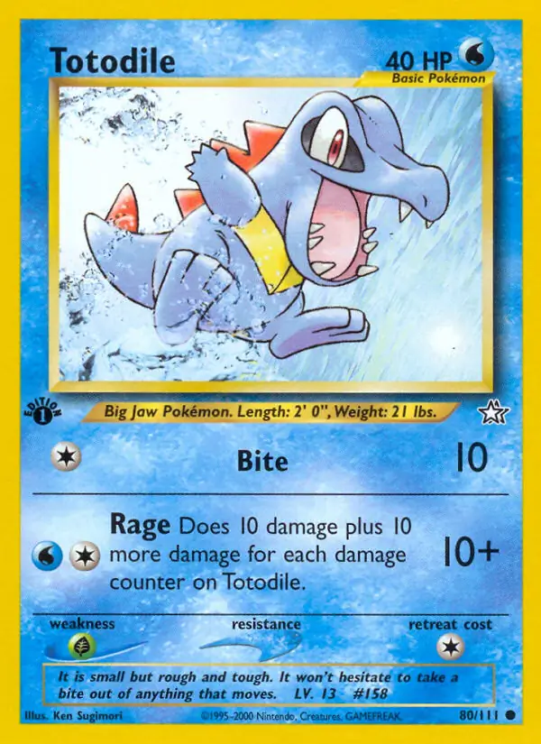 80/111 Totodile N1 Common