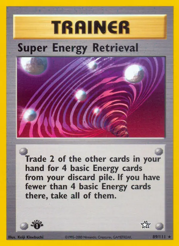 89/111 Super Energy Retrieval N1 Rare