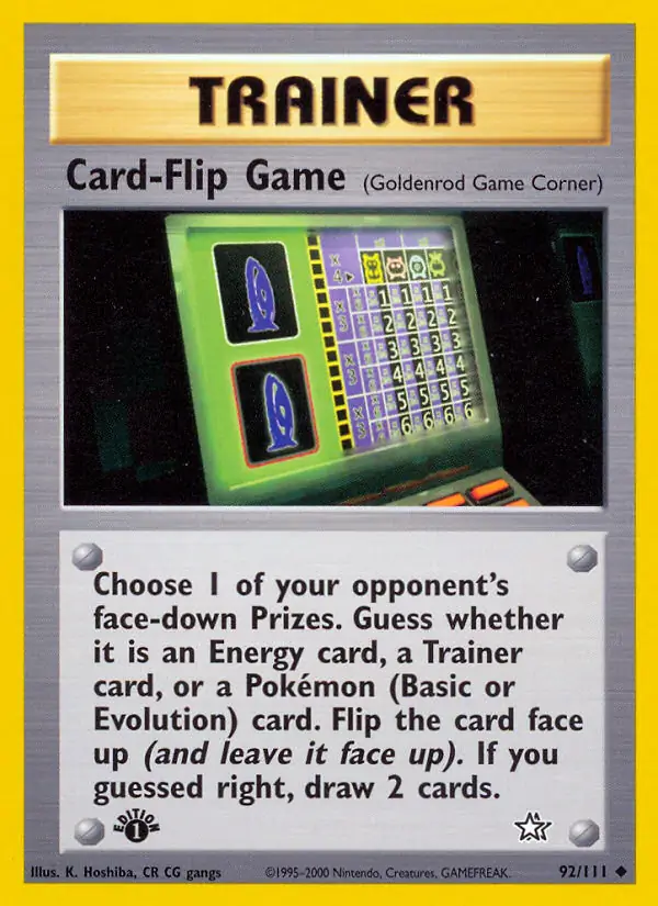 92/111 Card-Flip Game N1 Uncommon