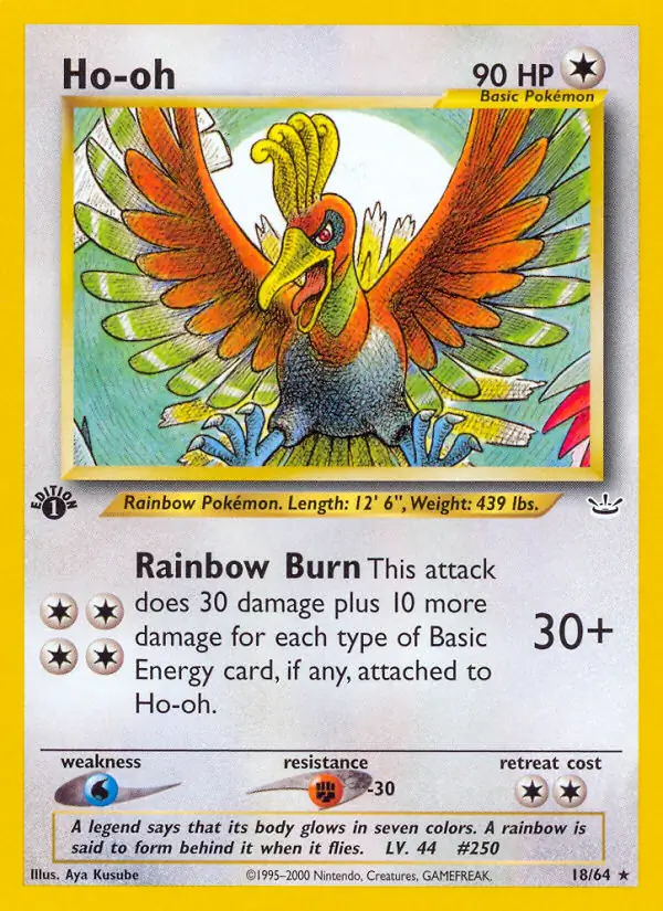18/64 Ho-Oh N3 Rare