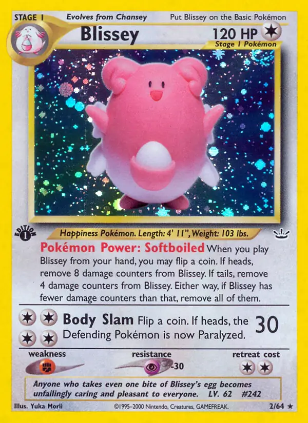 Blissey Revelation 2/64 Rare Holo