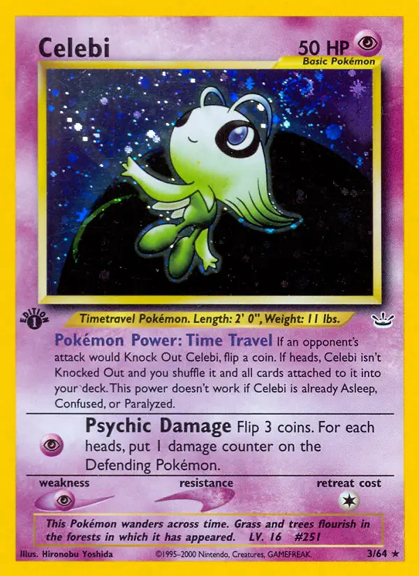 3/64 Celebi N3 Rare Holo