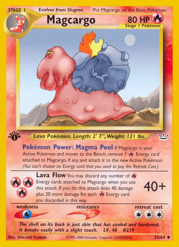 33/64 Magcargo N3 Uncommon