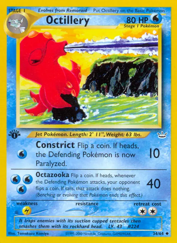 34/64 Octillery N3 Uncommon