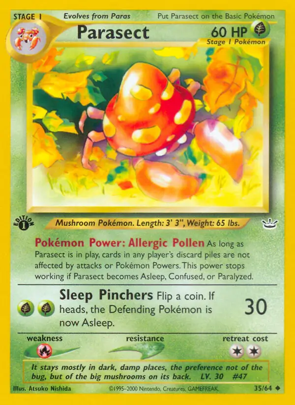 35/64 Parasect N3 Uncommon