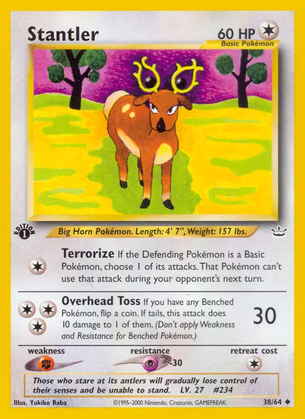 38/64 Stantler N3 Uncommon