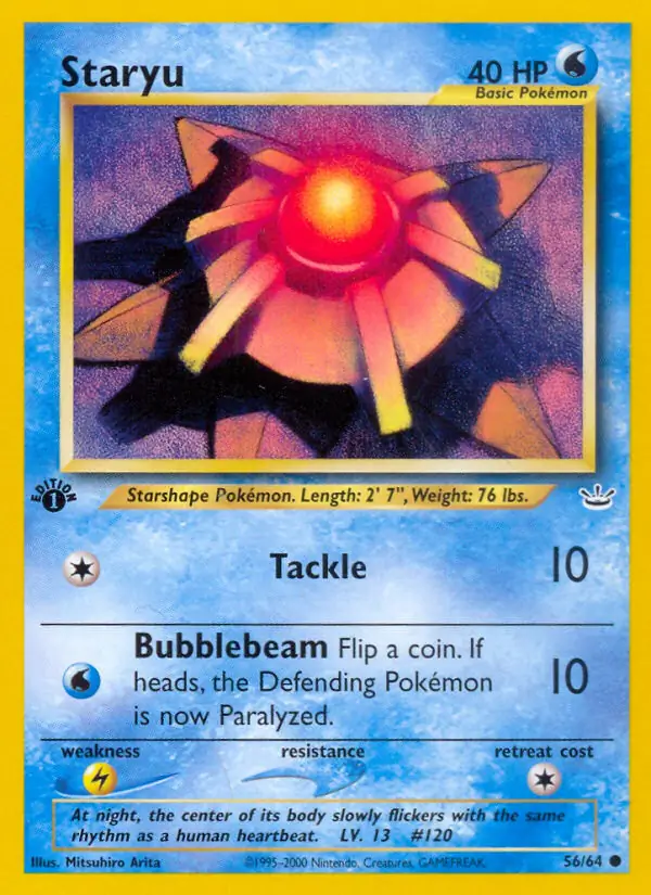 56/64 Staryu N3 Common
