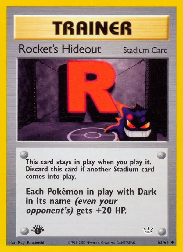 63/64 Rocket's Hideout N3 Uncommon