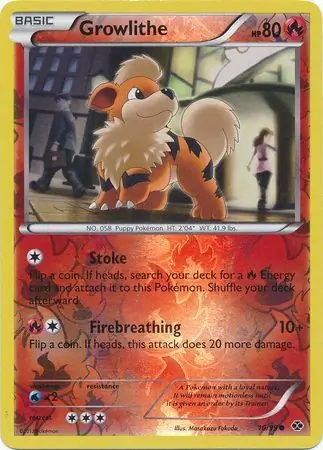 10/99 Growlithe NXD Common Reverse Holo