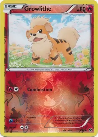 11/99 Growlithe NXD Common Reverse Holo
