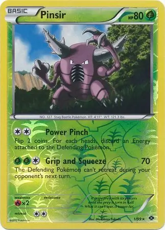 1/99 Pinsir NXD Rare Reverse Holo