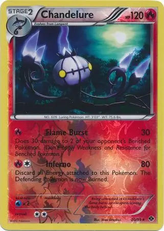 20/99 Chandelure NXD Rare Holo Reverse Holo