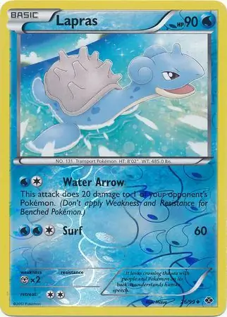 26/99 Lapras NXD Uncommon Reverse Holo