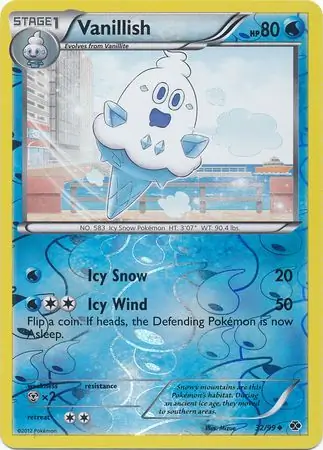 32/99 Vanillish NXD Uncommon Reverse Holo