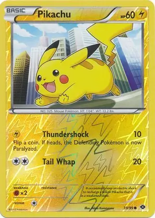 39/99 Pikachu NXD Common Reverse Holo