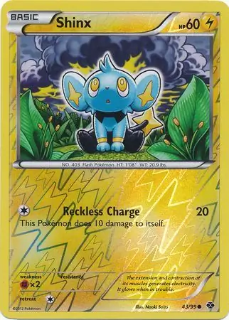 43/99 Shinx NXD Common Reverse Holo