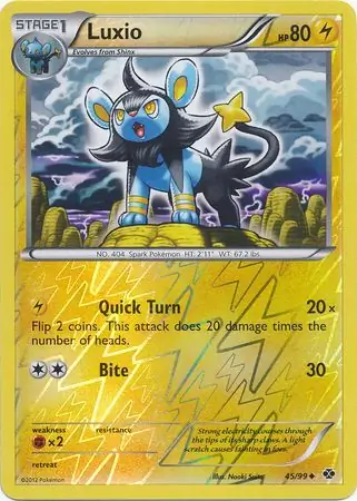 45/99 Luxio NXD Uncommon Reverse Holo