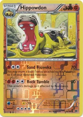 66/99 Hippowdon NXD Uncommon Reverse Holo
