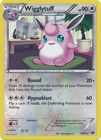 79/99 Wigglytuff NXD Rare Reverse Holo