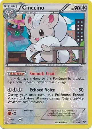 85/99 Cinccino NXD Rare Holo Reverse Holo