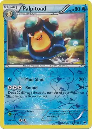 23/101 Palpitoad NVI Uncommon Reverse Holo