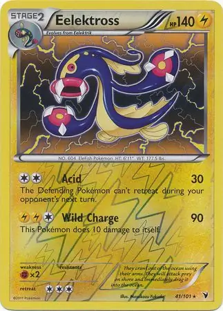 41/101 Eelektross NVI Rare Holo Reverse Holo