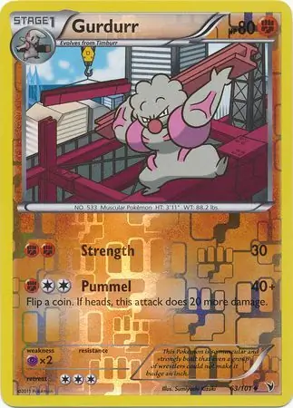 63/101 Gurdurr NVI Uncommon Reverse Holo