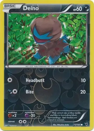 77/101 Deino NVI Common Reverse Holo