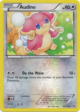85/101 Audino NVI Uncommon Reverse Holo