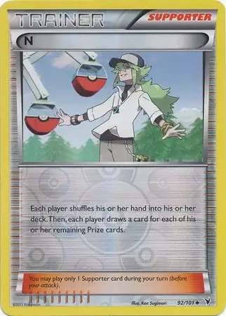 N Noble Victories 92/101 Uncommon Reverse Holo