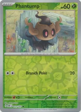 011/197 Phantump OBF Common Reverse Holo