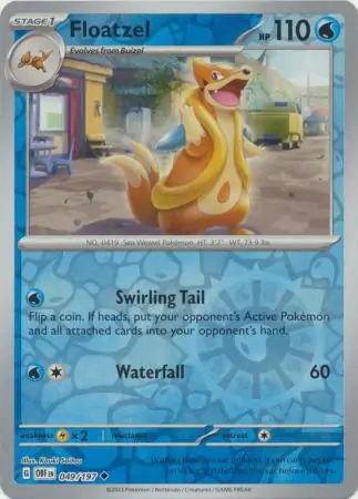 049/197 Floatzel OBF Uncommon Reverse Holo