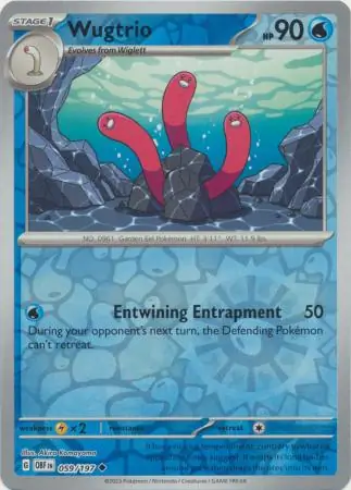 059/197 Wugtrio OBF Uncommon Reverse Holo