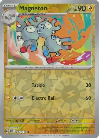 064/197 Magneton OBF Common Reverse Holo