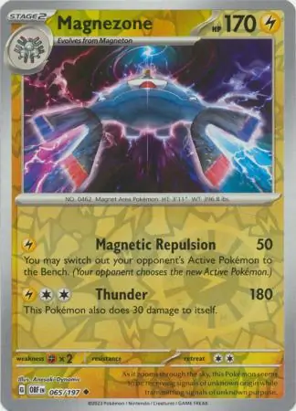 065/197 Magnezone OBF Uncommon Reverse Holo