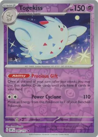 085/197 Togekiss OBF Rare Reverse Holo