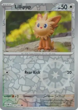 170/197 Lillipup OBF Common Reverse Holo