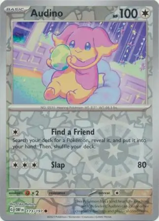 173/197 Audino OBF Common Reverse Holo