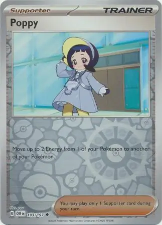 Poppy Obsidian Flames 193/197 Uncommon Reverse Holo