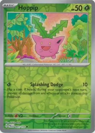 Hoppip Paldea Evolved 001/193 Common Reverse Holo
