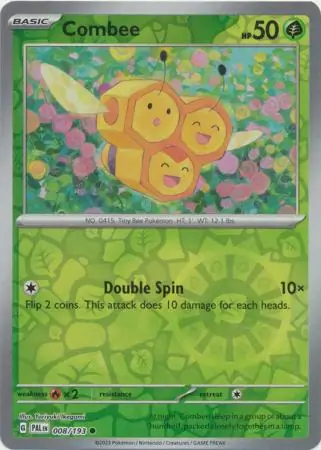 008/193 Combee PAL Common Reverse Holo