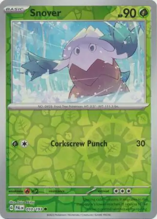 010/193 Snover PAL Common Reverse Holo