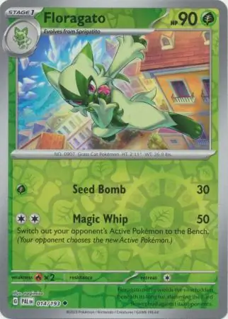 Floragato Paldea Evolved 014/193 Uncommon Reverse Holo