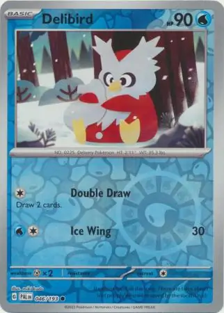 Delibird Paldea Evolved 046/193 Common Reverse Holo