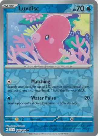 047/193 Luvdisc PAL Common Reverse Holo