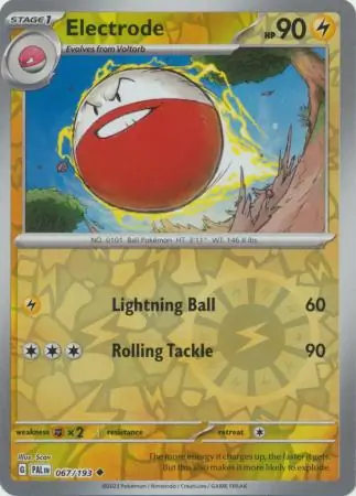 067/193 Electrode PAL Uncommon Reverse Holo