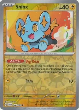 068/193 Shinx PAL Common Reverse Holo
