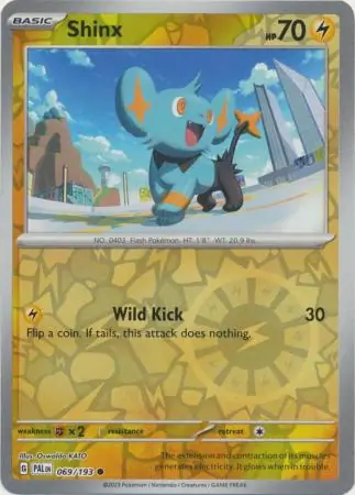 Shinx Paldea Evolved 069/193 Common Reverse Holo