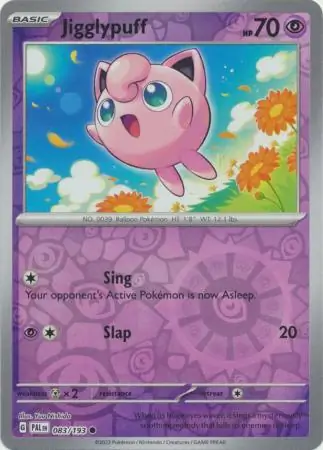 083/193 Jigglypuff PAL Common Reverse Holo